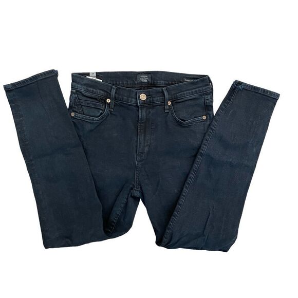 Citizens of Humanity Rocket Crop Highrise Skinny Crop Black Women's 28 - Picture 1 of 13